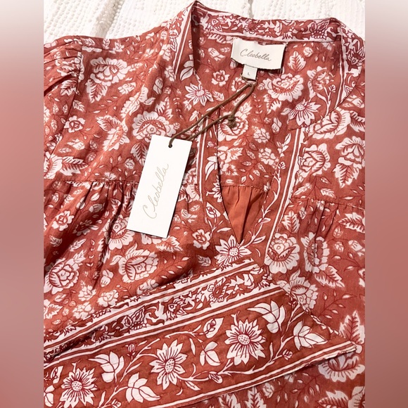 Cleobella Sara Midi Dress in terracotta NWT - Picture 5 of 7